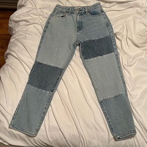 PacSun Mom Jeans with cool pattern